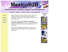 Tablet Screenshot of mexicob2b.com